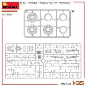 Mini Art 1:35 K-51 RADIO TRUCK W/TRAILER