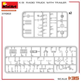 Mini Art 1:35 K-51 RADIO TRUCK W/TRAILER