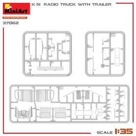 Mini Art 1:35 K-51 RADIO TRUCK W/TRAILER