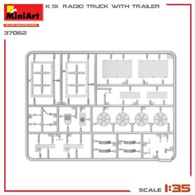 Mini Art 1:35 K-51 RADIO TRUCK W/TRAILER