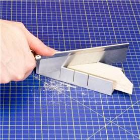 Modelcraft PSA35-260 Mitre Box (Aluminium) For use with Razor Saws (140 mm)