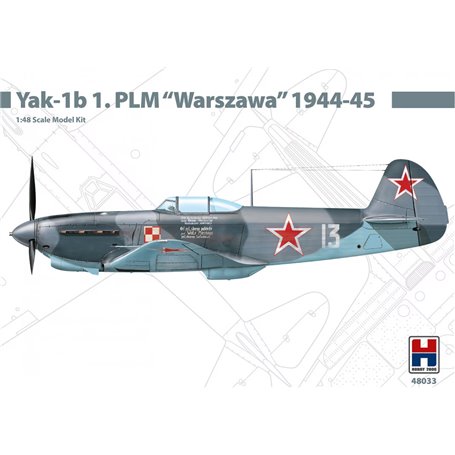 Hobby 2000 48033 Yak-1b 1. PLM "Warszawa" 1944-45