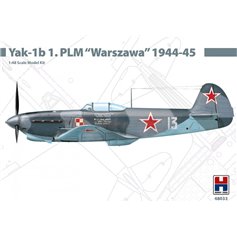 Hobby 2000 1:48 Yakovlev Yak-1b - 1. PLM WARSZAWA 1944-45 
