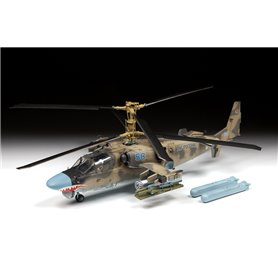 Zvezda 4830 Ka-52 "Alligator" Russian Combat Helicopter