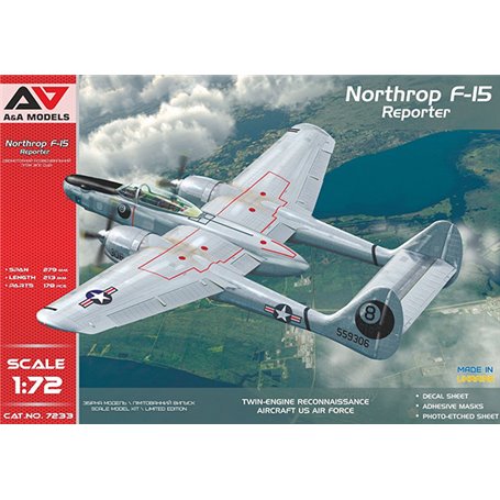 A&A Models 7233 Northrop F-15 Reporter