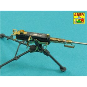 ABER 1:35 Metalowa lufa do M2 Browning 12.7mm - wczesna