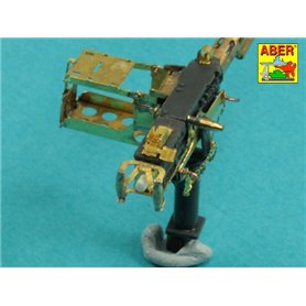 ABER 1:35 Metalowa lufa do M2 Browning 12.7mm - wczesna