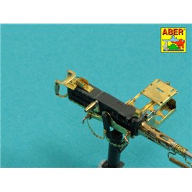 ABER 1:35 Metalowa lufa do M2 Browning 12.7mm - wczesna