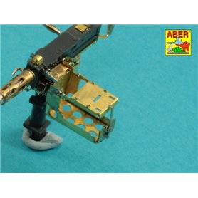 ABER 1:35 Metalowa lufa do M2 Browning 12.7mm - wczesna