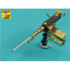 ABER 1:35 Metalowa lufa do M2 Browning 12.7mm - wczesna