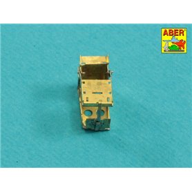 ABER 1:35 Metalowa lufa do M2 Browning 12.7mm - wczesna