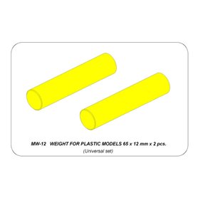 ABER MW-12 Dociążenie do modeli plastikowych - 2szt.
