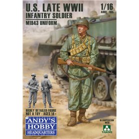 Andy's Hobby Headquarters 1:16 US INFANTRY LATE WWII / KOREAN WAR M1943 UNIFORM