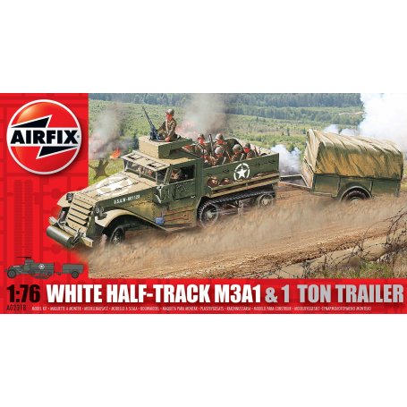 AIRFIX 02318 HALF TRACK M3 1/76 S.2