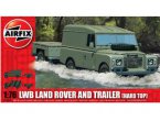Airfix 1:76 LWB Land Rover w/trailer