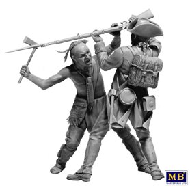 MB 35236 The Mohicans, Mortal Combat Indian Wars Series the XVIII Century Kit No. 7