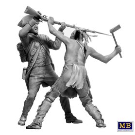 MB 35236 The Mohicans, Mortal Combat Indian Wars Series the XVIII Century Kit No. 7