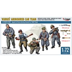 Mirage 1:72 KUBUŚ ARMOURED CAR TEAM 