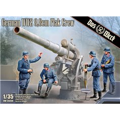 Das Werk 1:35 GERMAN WWII 88MM FLAK CREW 