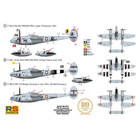 Rs Models 92288 F-5B Lightning American Reconnaissance