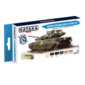 Hataka BLUE-LINE BS112 Zestaw farb MODERN UKRAINIAN ARMY AFV