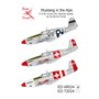 Exotic Decals 48024 Mustang in The Alps P-51B-10-NA Tested by Swiss Air Force