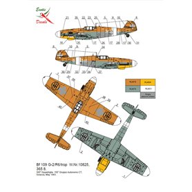 Exotic Decals 48025 Italian Gustavs over Sicily 1 Bf 109G in Regia Aeronautica - Part 1