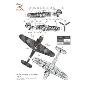 Exotic Decals 48025 Italian Gustavs over Sicily 1 Bf 109G in Regia Aeronautica - Part 1
