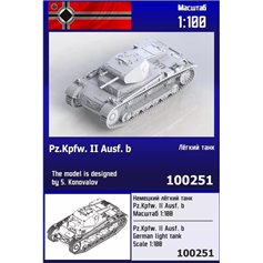 Zebrano 1:100 Resin model kit Pz.Kpfw.II Ausf.B 