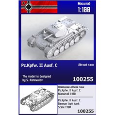 Zebrano 1:100 Resin model kit Pz.Kpfw.II Ausf.C 
