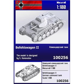 Zebrano 1:100 Model żywiczny Befehlswagen II - COMMAND