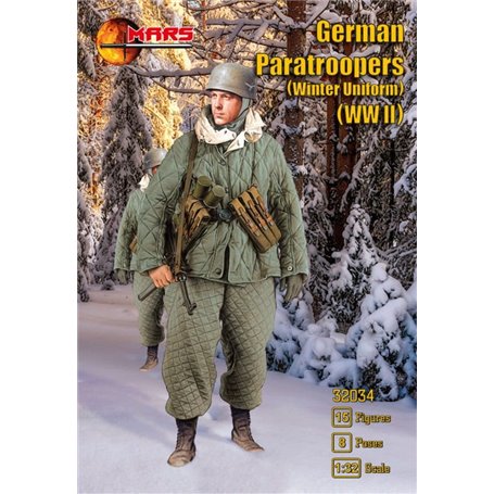 Mars 32034 German WWII Paratroopers in Winter Uniforms