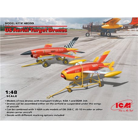 ICM 48399 US Aerial Target Drons