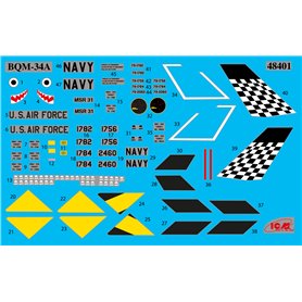 ICM 48399 US Aerial Target Drons