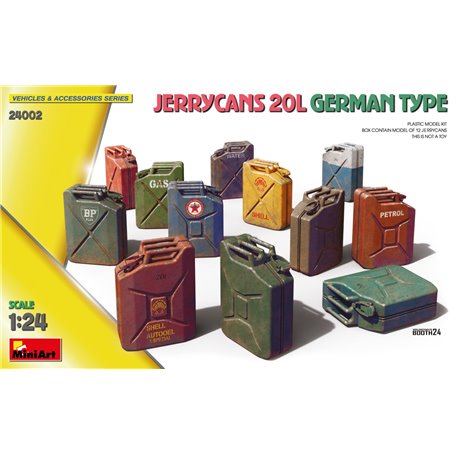Mini Art 24002 Jerrycans 20 L German Type