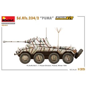 Mini Art 1:35 Sd.Kfz.234/2 Puma - INTERIOR KIT