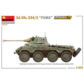 Mini Art 1:35 Sd.Kfz.234/2 Puma - INTERIOR KIT