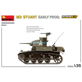 Mini Art 1:35 M3 Stuart - EARLY PRODUCTION - INTERIOR KIT