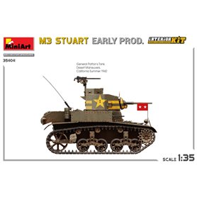 Mini Art 1:35 M3 Stuart - EARLY PRODUCTION - INTERIOR KIT