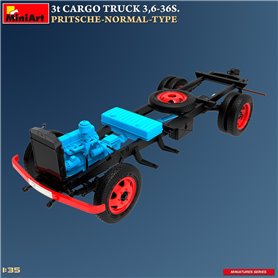 Mini Art 1:35 3T CARGO TRUCK 3.6-36S. PRITSCHE-NORMAL-TYPE