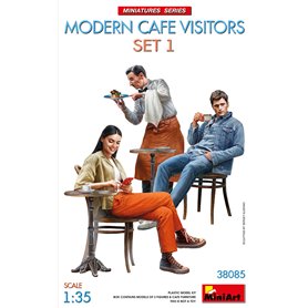 Mini Art 1:35 MODERN CAFE VISITORS - SET 1