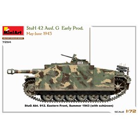 Mini Art 1:72 Sturmhaubitze StuH.42 Ausf.G - EARLY PRODUCTION MAY-JUNE 1943