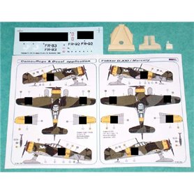 AML A72001 Fokker D.XXI Ski + Decal Sheet for 2 Versions (1:72)