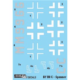 AML 1:72 Konwersja do Messerschmitt Bf-110 D-2 Spaner
