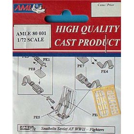 AML E80001 Zestaw Wal. Seatbelts Soviet AF WWII Fighters (1:72)