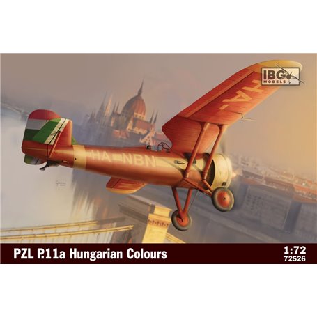 IBG 72526 PZL P.11a Hungarian Colours