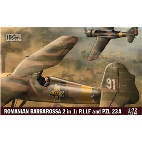 IBG 72530 Romanian Barbarossa 2 in 1: P.11F and PZL 23A