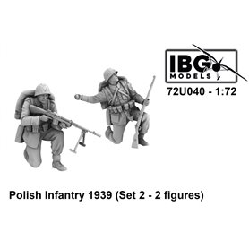 IBG 72U040 Polish Infantry 1939 (Set 2 - 2 Figures)