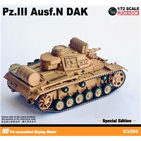 Dragon 1:72 PZ.KPFW.III AUSF.N w/OIL DRUM