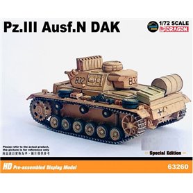 Dragon 1:72 PZ.KPFW.III AUSF.N w/OIL DRUM
